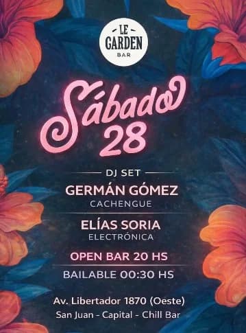German Gomez Dj Set & Elias Soria Dj Set