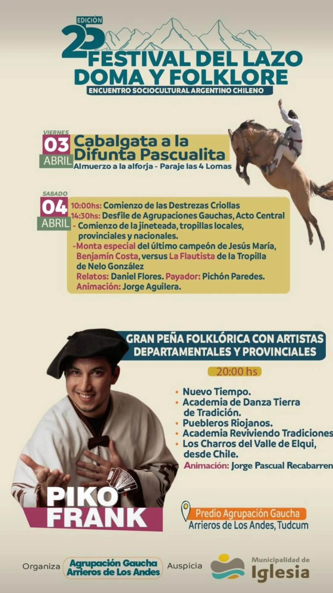 XXV Festival del Lazo, Doma & Folclore 2026