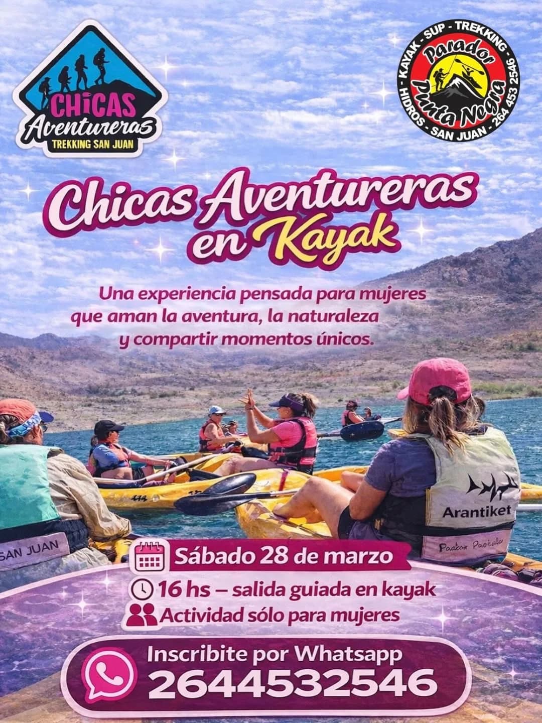Chicas Aventureras en Kayak