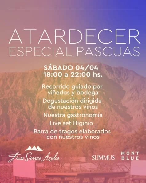 Atardecer Especial Pascuas