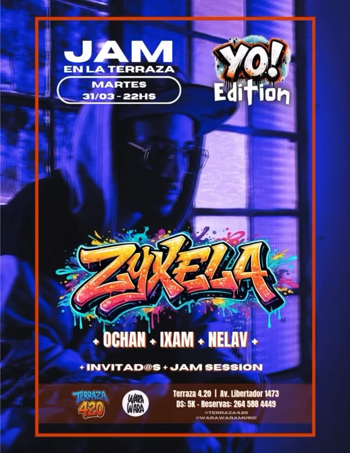 Jam en la Terraza - Zyxela Mc