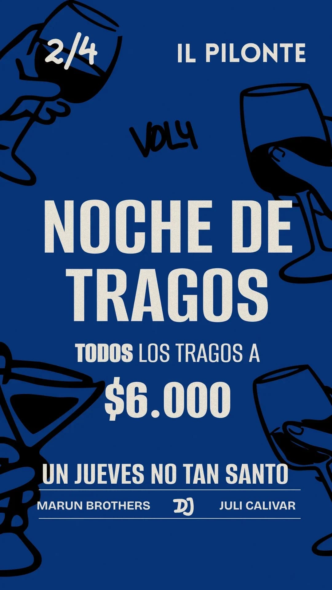 Noche de Tragos - Marun Brothers & Juli Calivar