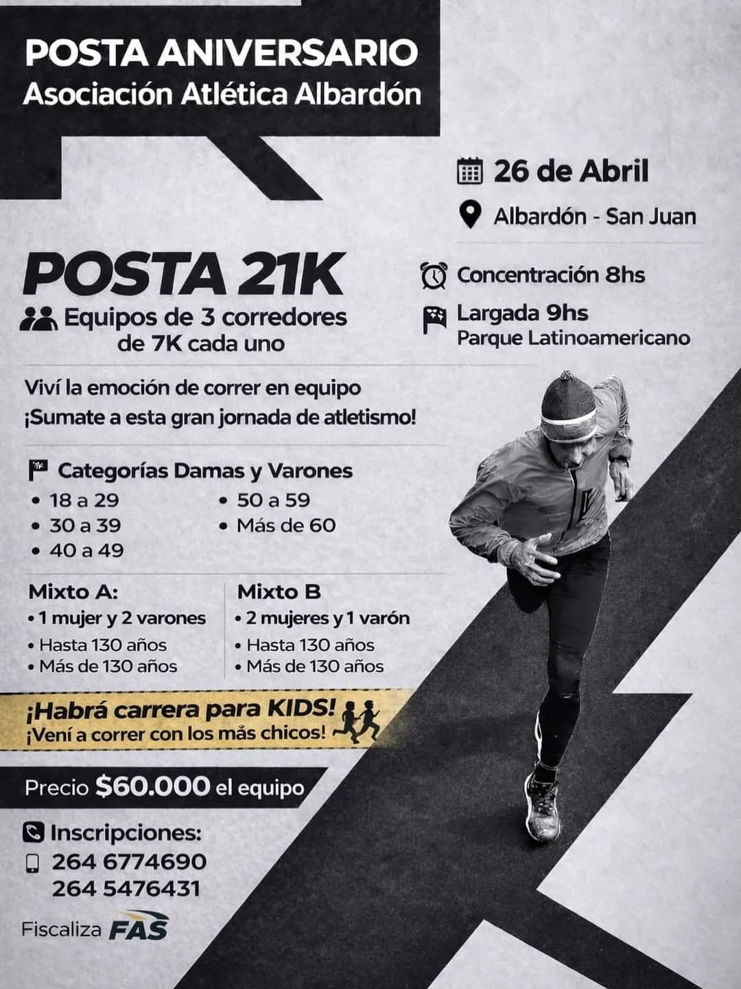 Posta Aniversario - Asociacion Atletica Albardon