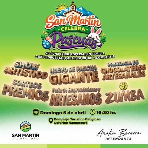 San Martin Celebra Pascuas