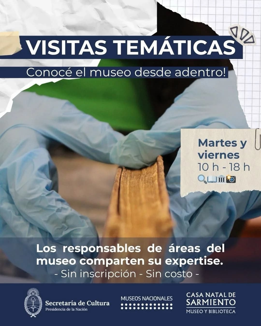Visitas Tematicas - Conoce el Museo desde Adentro