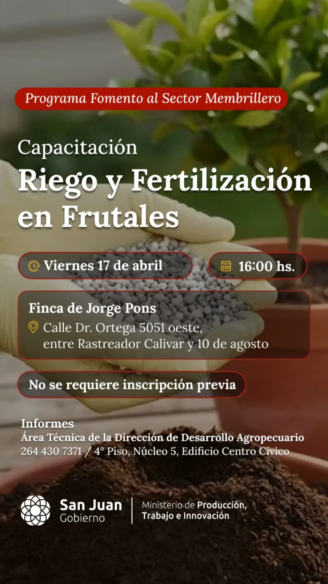 Capacitacion Riego & Fertilizacion en Frutales