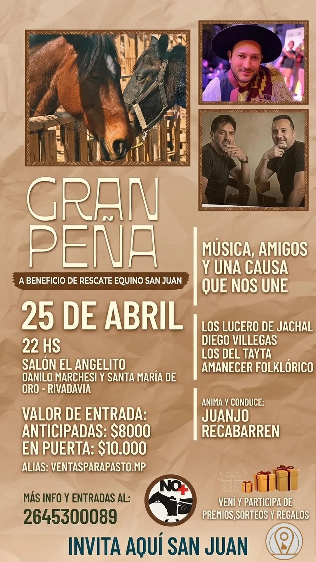 Gran Peña a Beneficio de Rescate Equino