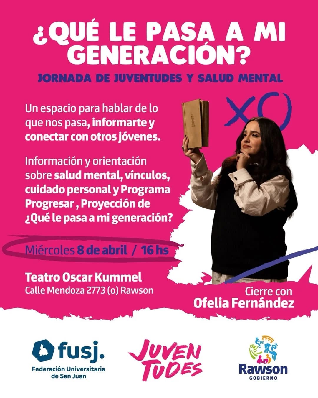 Jornada de Juventudes & Salud Mental: ¿Que le pasa a mi Generacion?