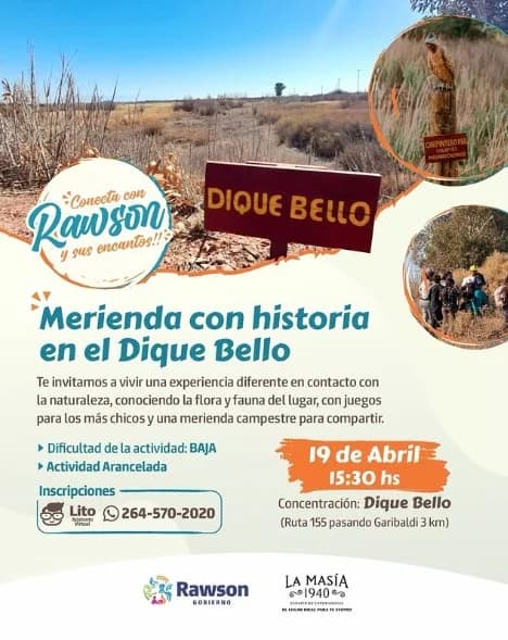 Merienda con Historia en el Dique Bello