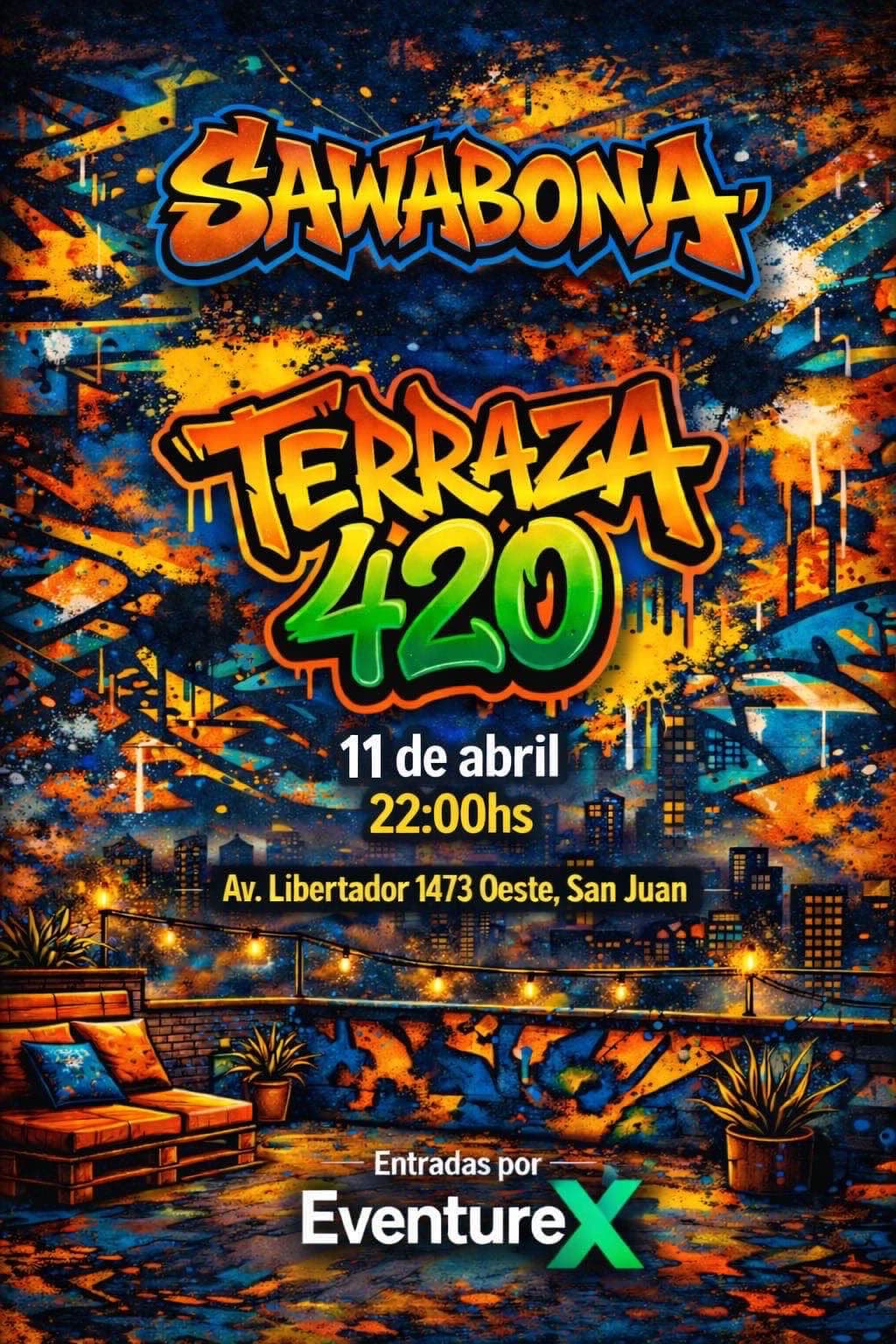 Sawabona en Terraza 420