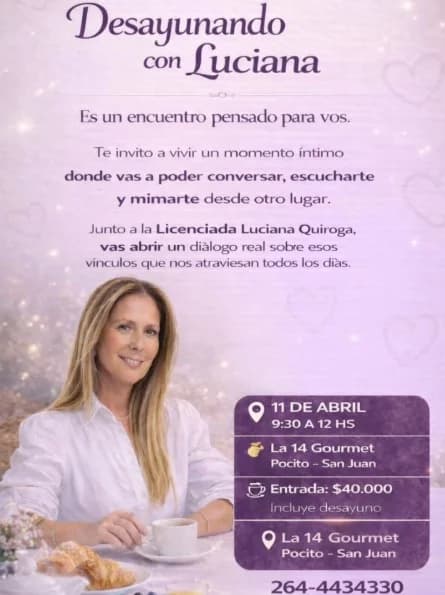 Desayunando con Luciana