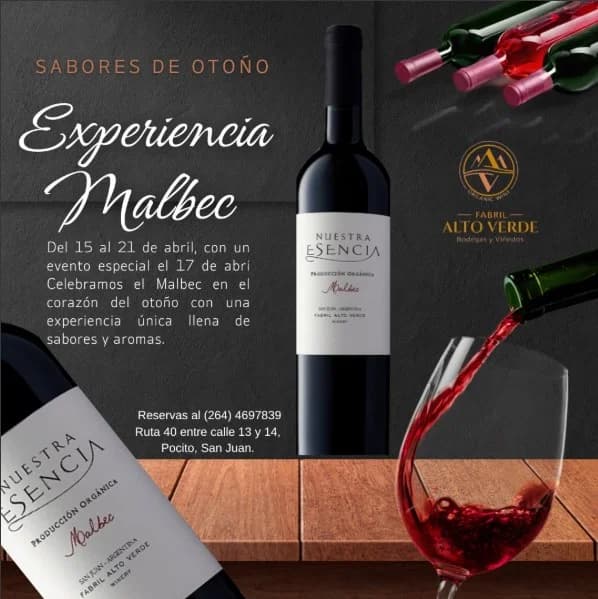 Sabores de Otoño - Experiencia Malbec