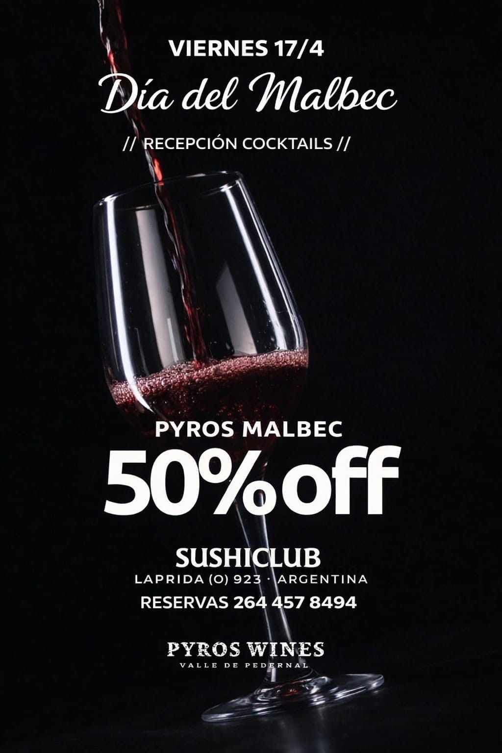 Día del Malbec en SUSHICLUB 🍣🥢