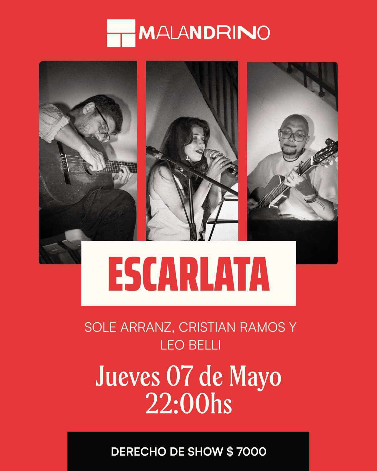 ESCARLATA en Malandrino