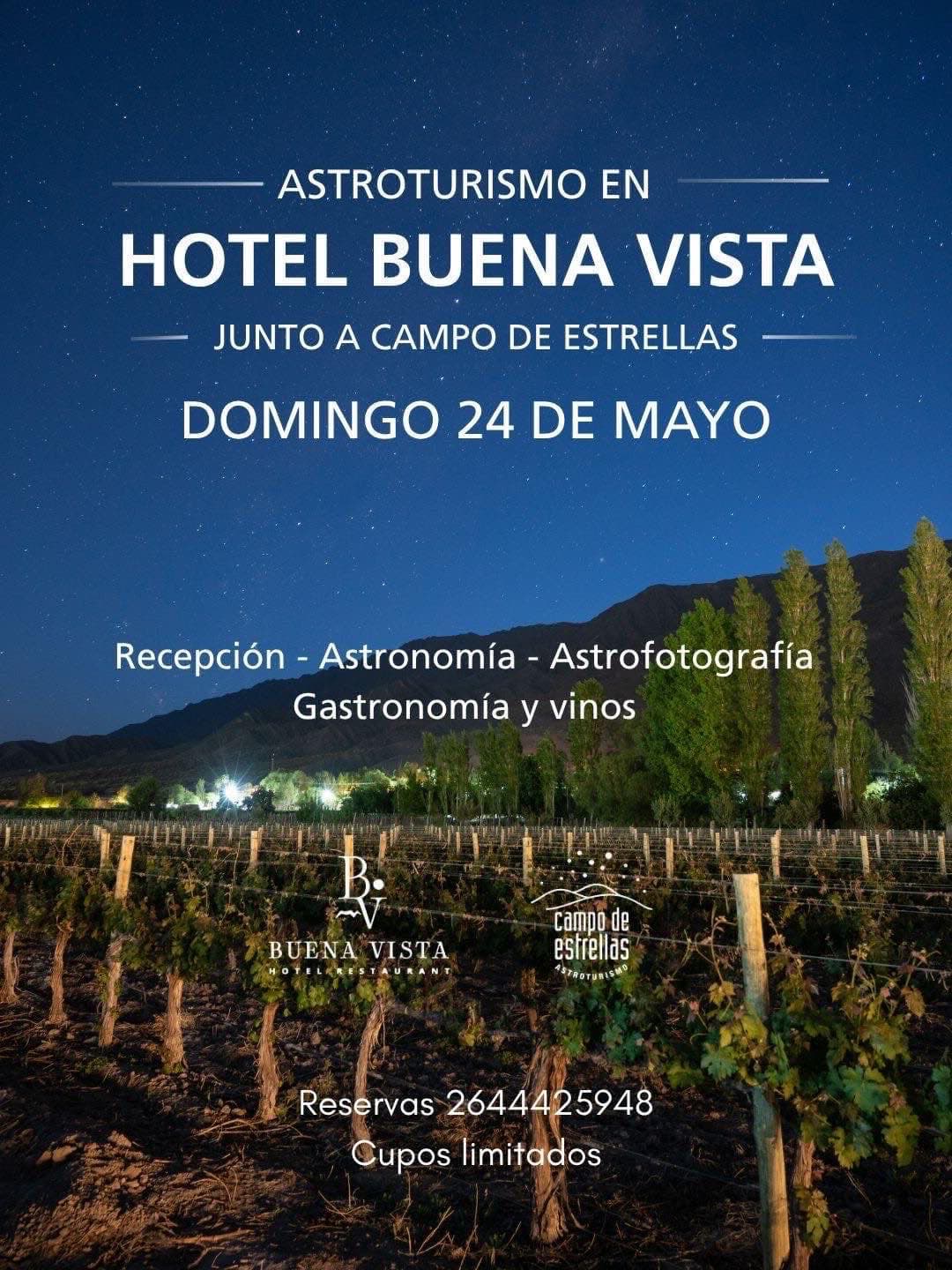 Astroturismo en Hotel Buena Vista
