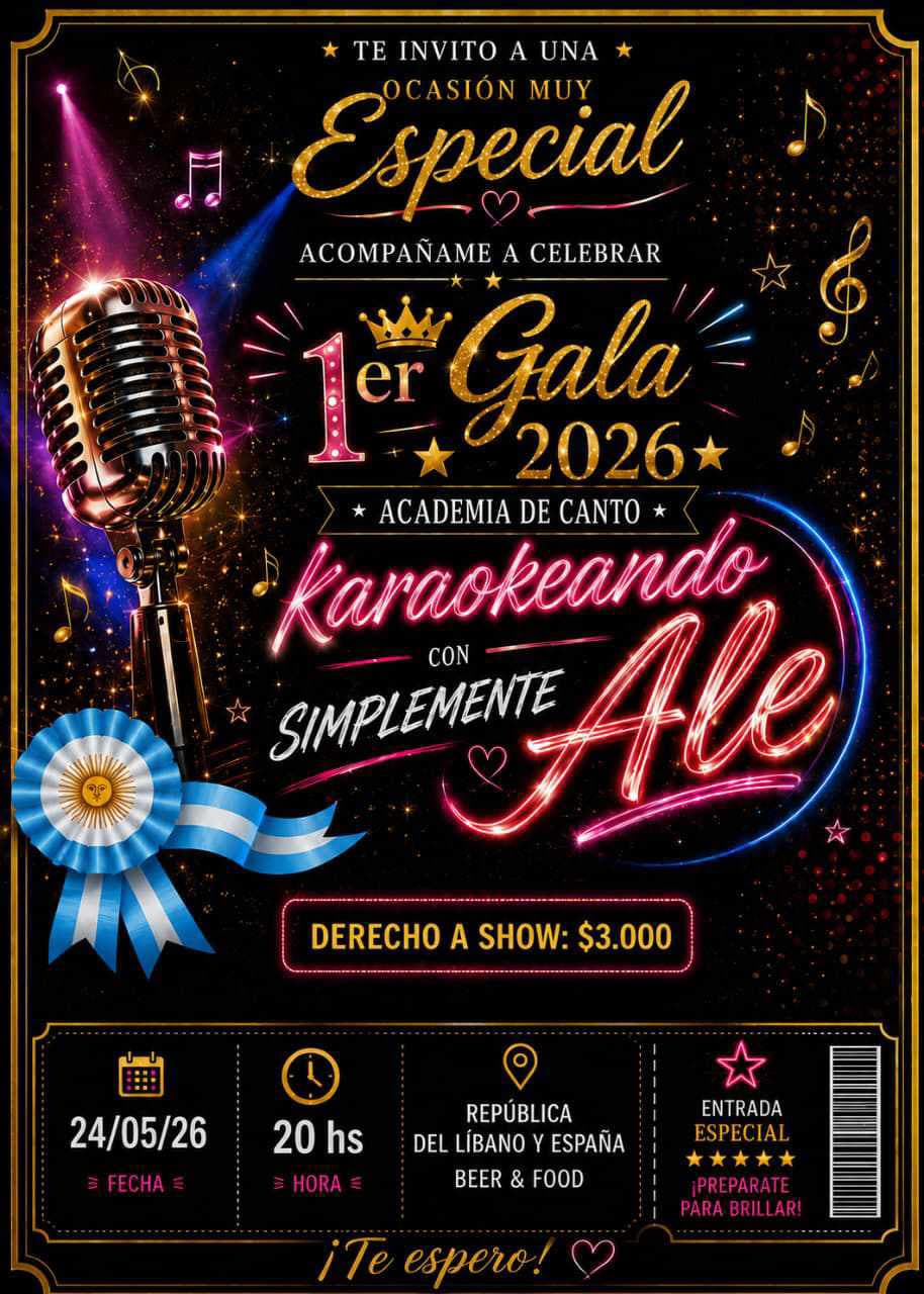 Gala Academia de karaoke