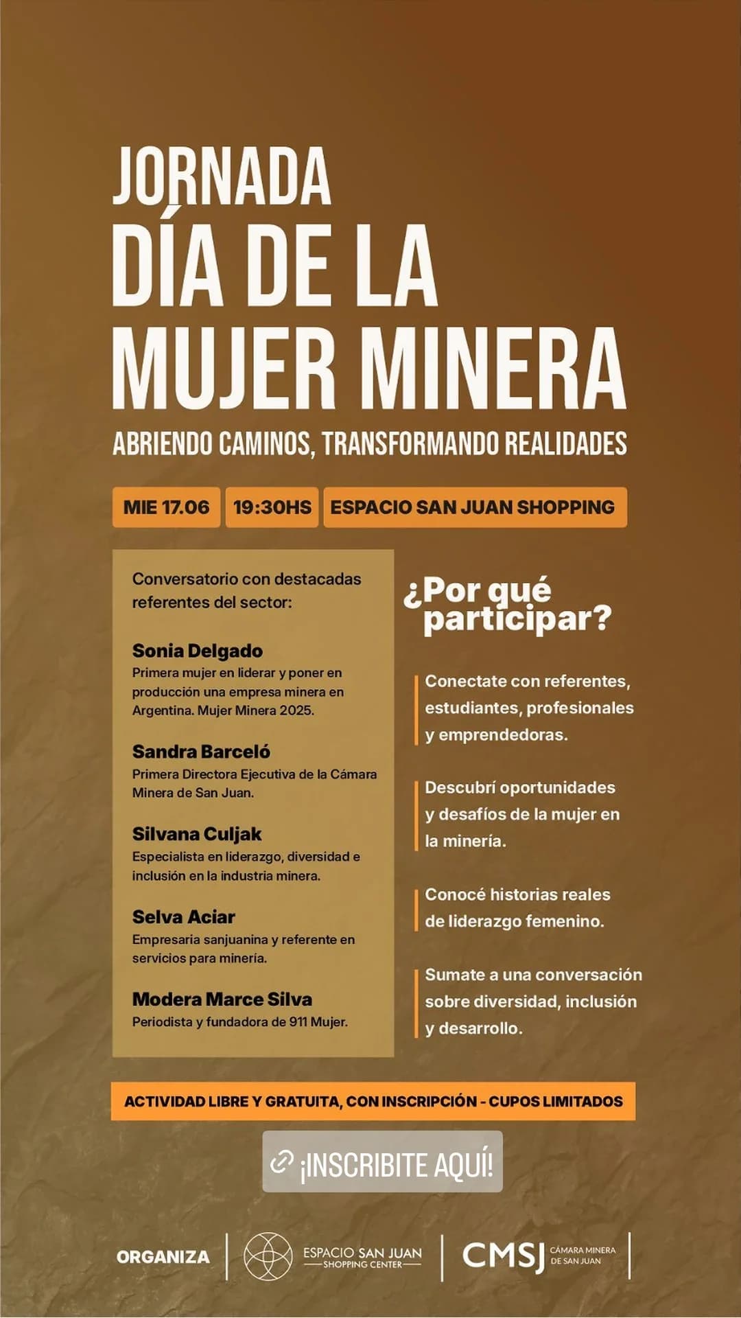 Jornada Dia de la Mujer Minera