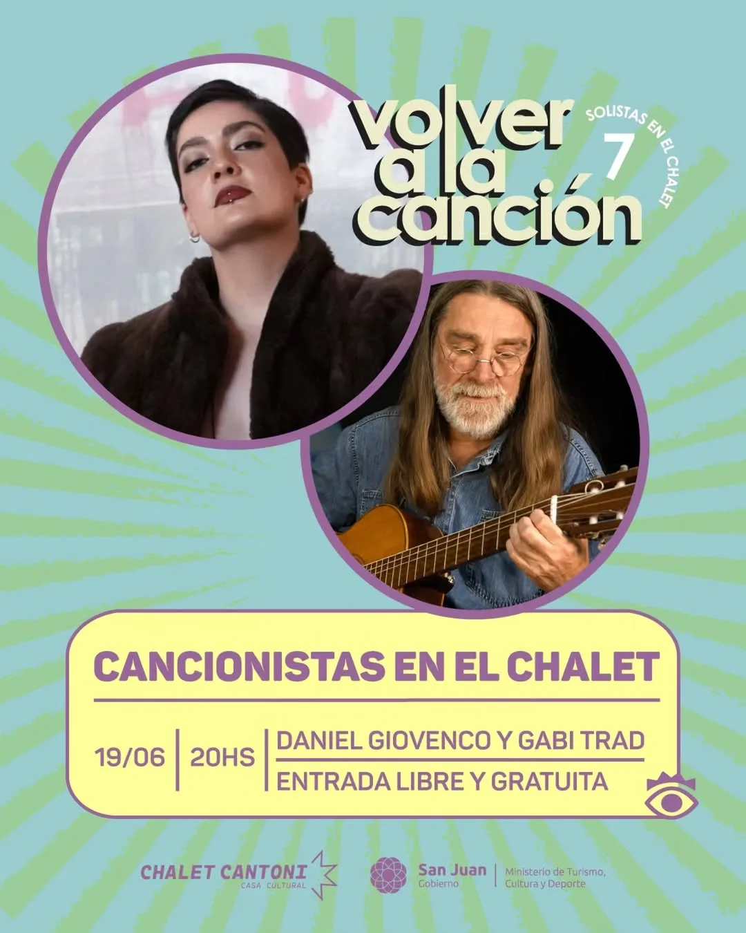 Volver a la Cancion - Cancionistas en el Chalet: Daniel Giovenco y Gabi Trad