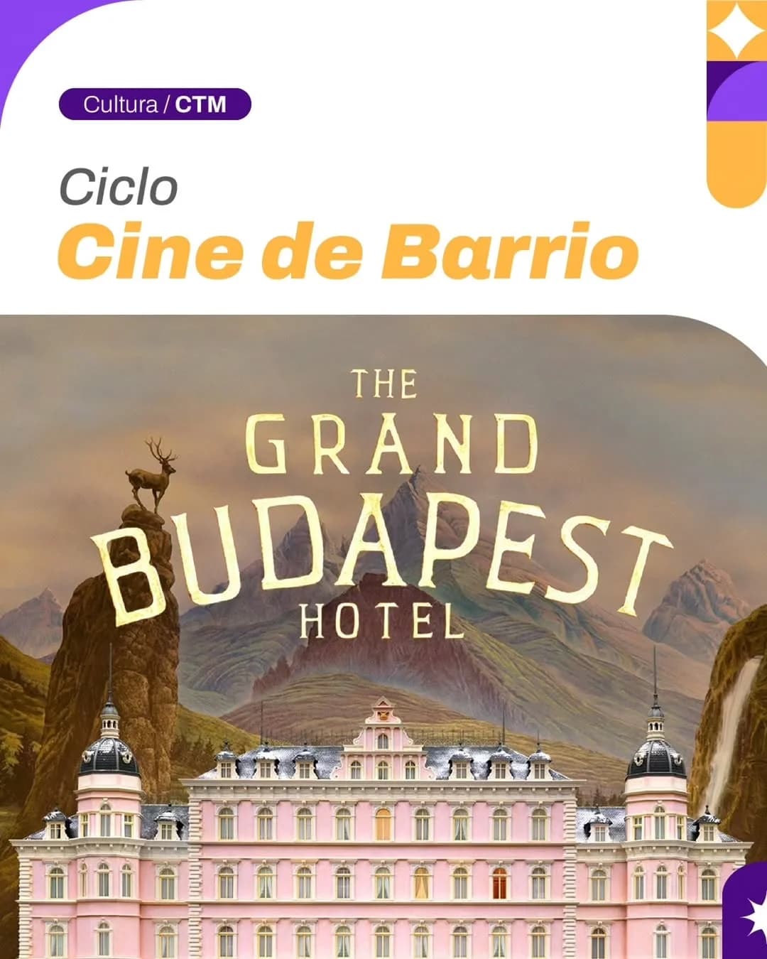 Ciclo Cine de Barrio: "Gran Hotel Budapest"