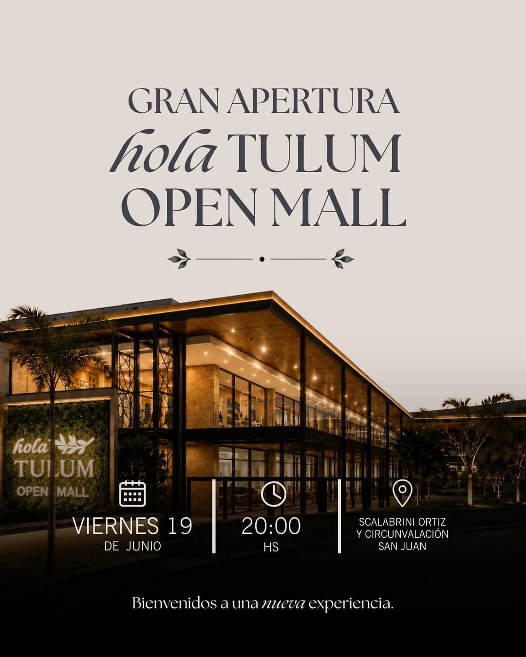 Gran Apertura Hola Tulum Open Mall