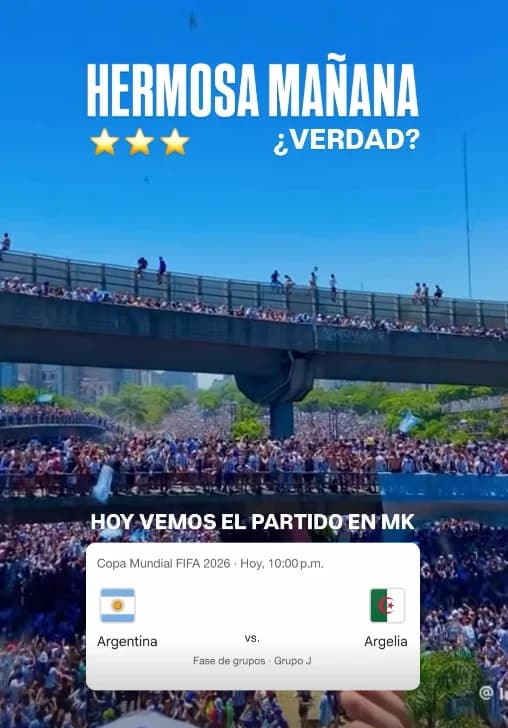 Argentina vs Argelia