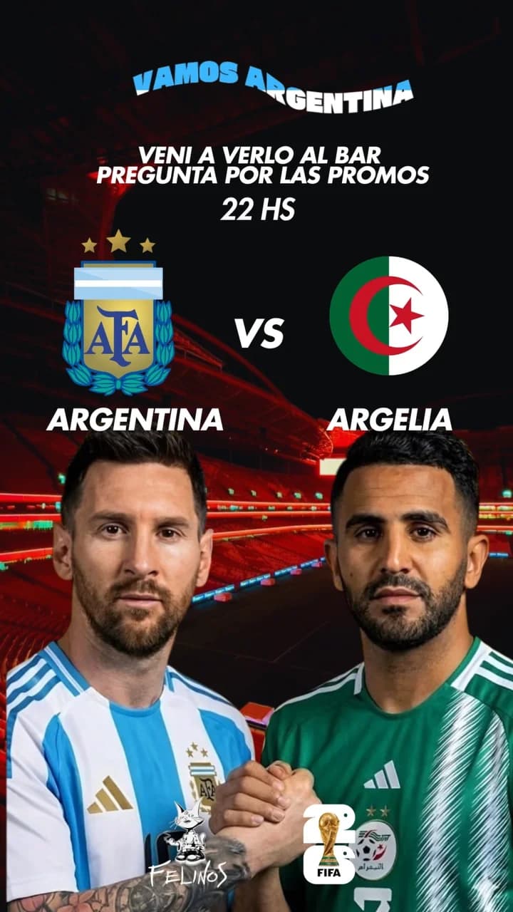 Argentina vs Argelia