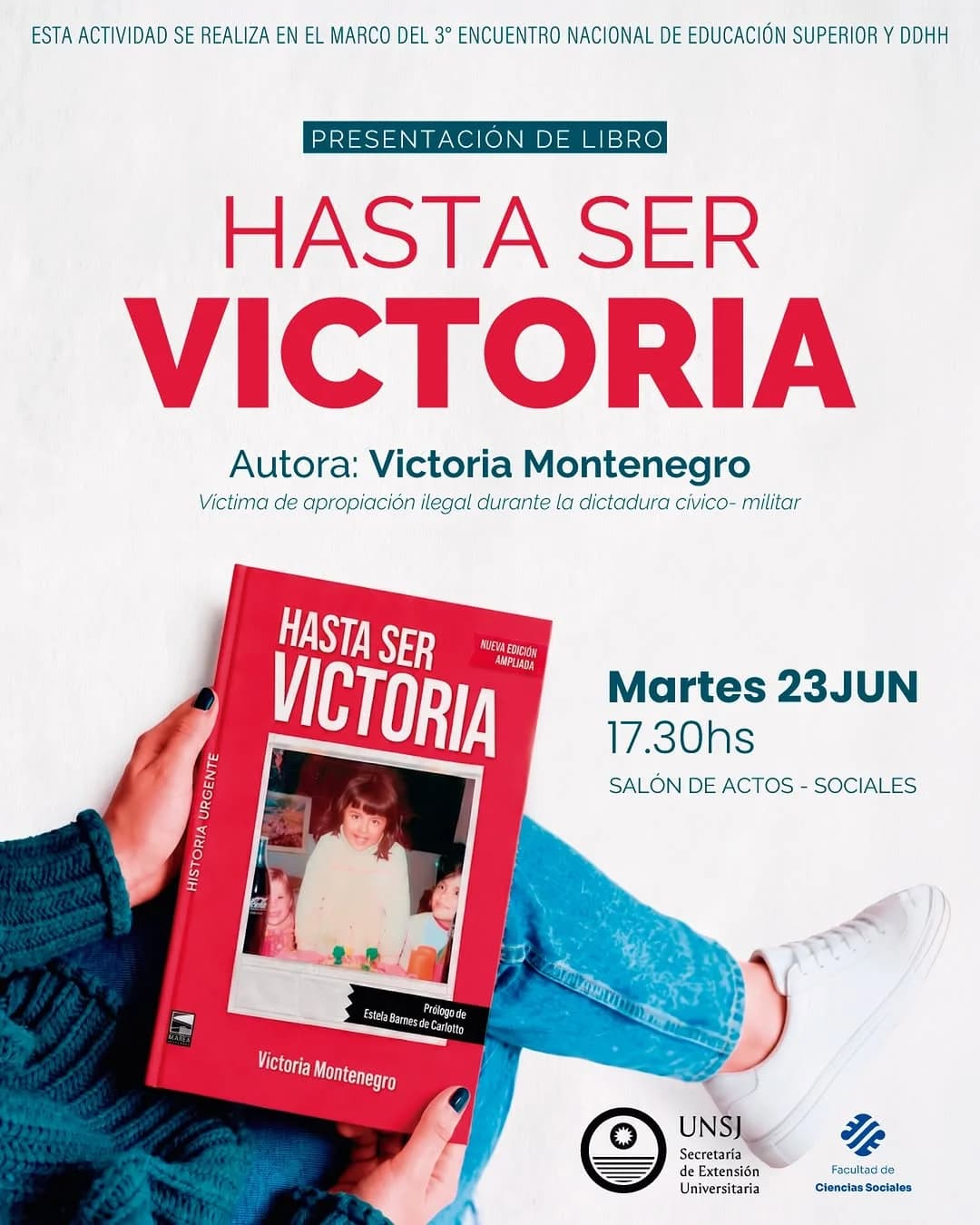 Presentacion de Libro: "Hasta ser Victoria"