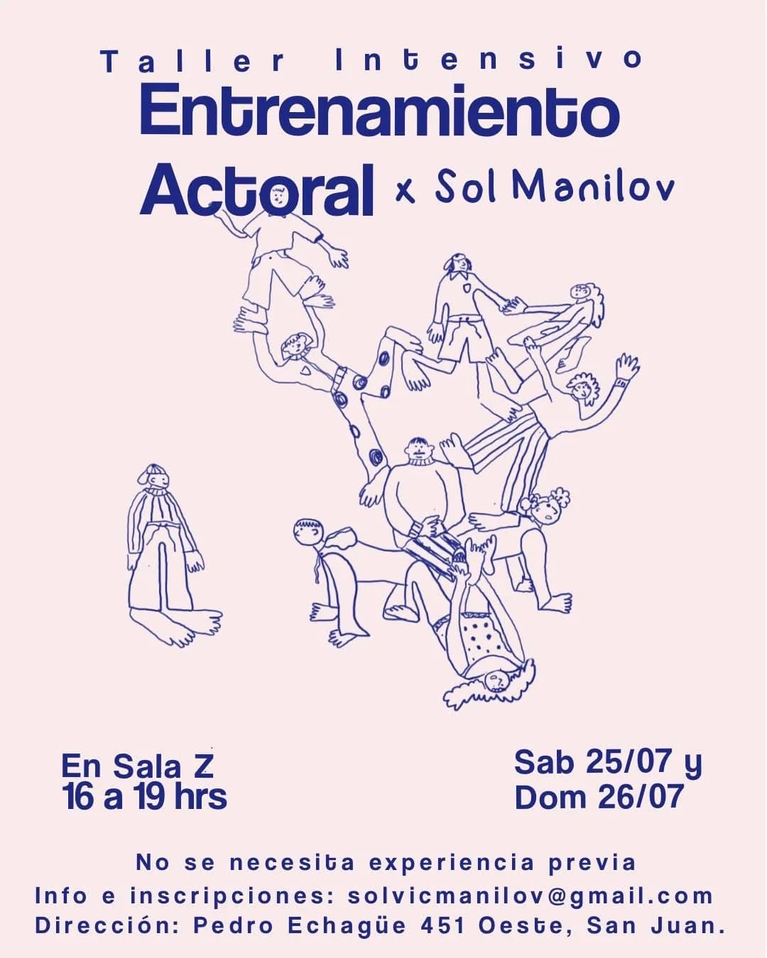 Taller Intensivo Entrenamiento Actoral x Sol Manilov