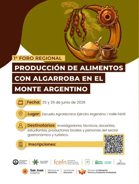 1º Foro Regional Produccion de Alimentos con Algarroba en el Monte Argentino