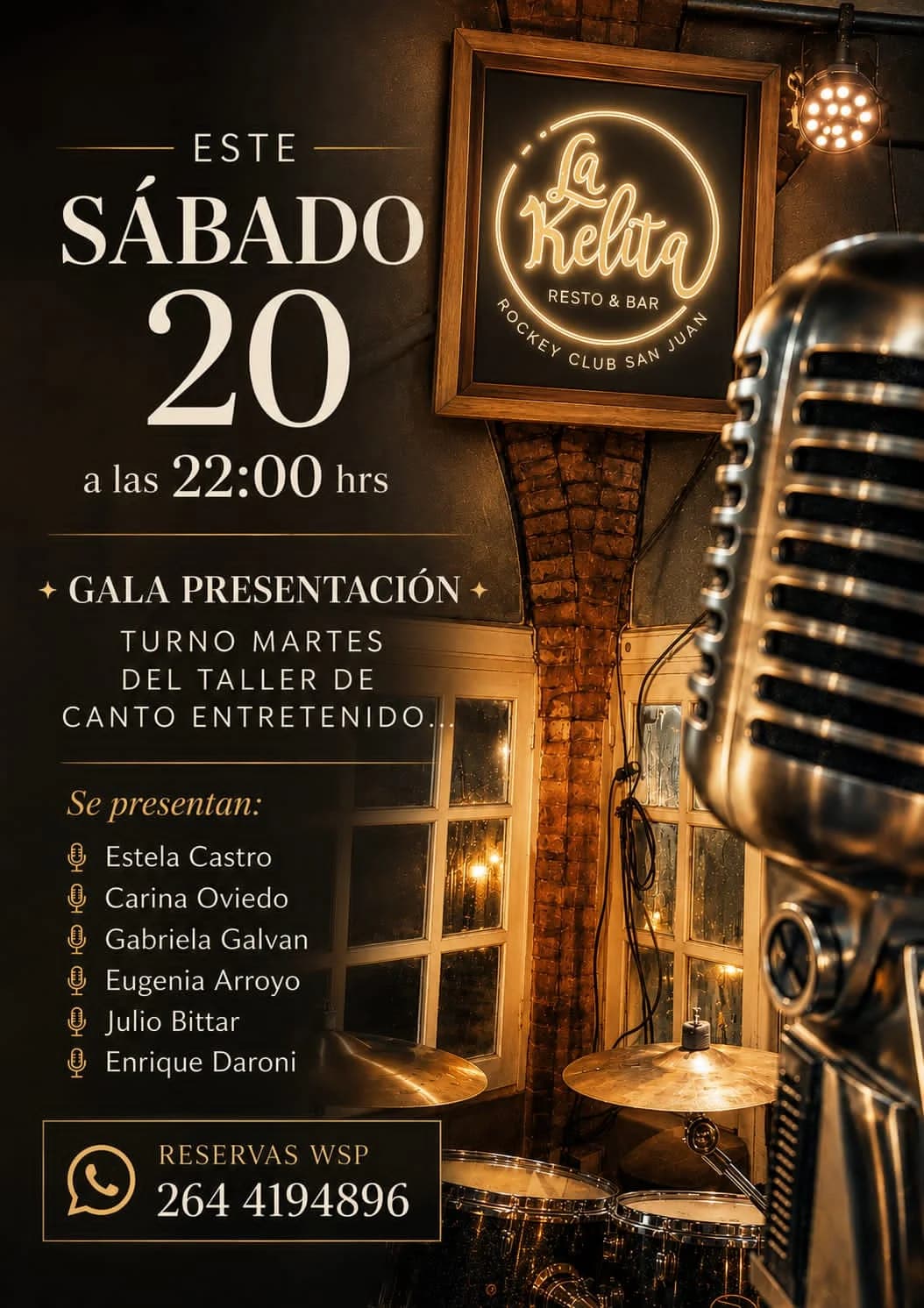 Gala de Presentacion Taller de Canto Entretenido