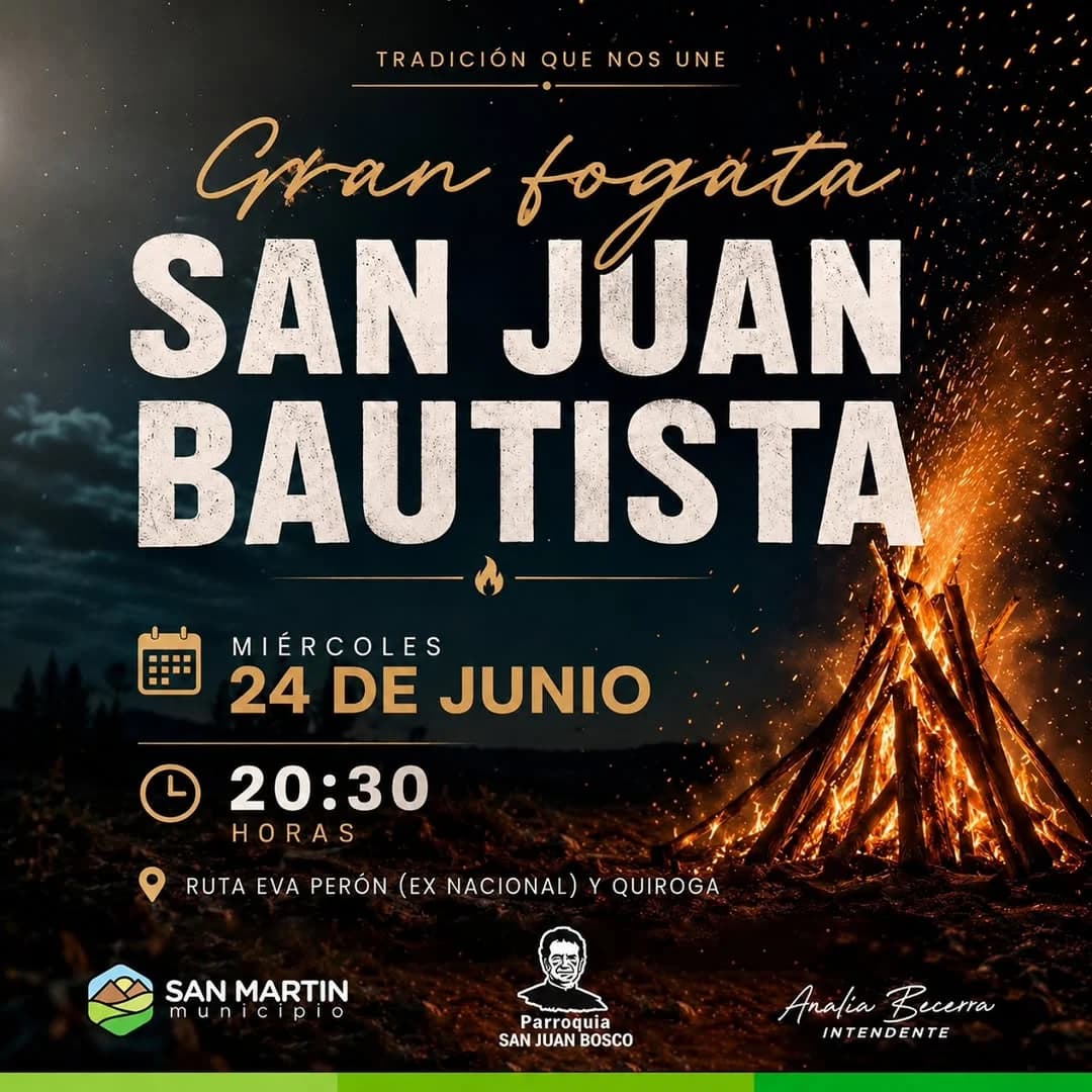 Gran fogata San Juan Bautista