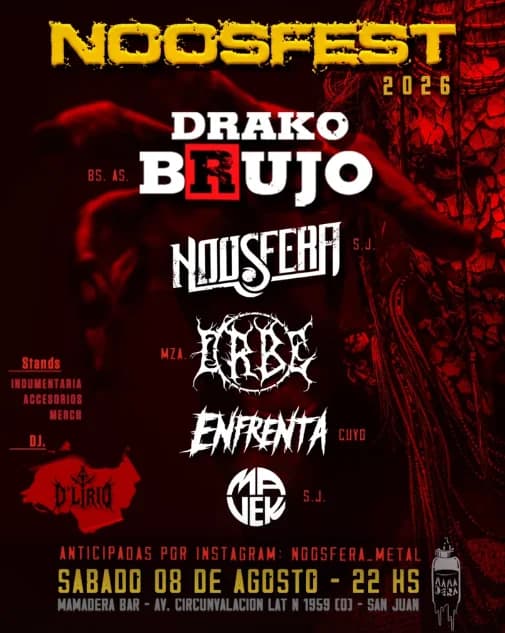 Noosfest 2026 — Música