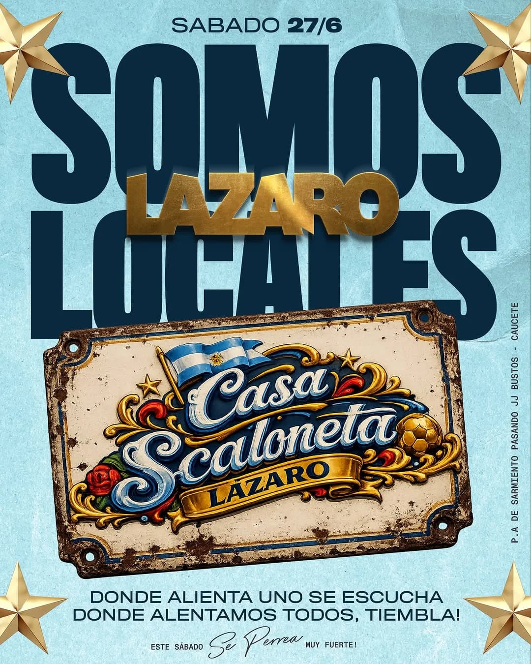 Scaloneta Lazaro Fan Fest