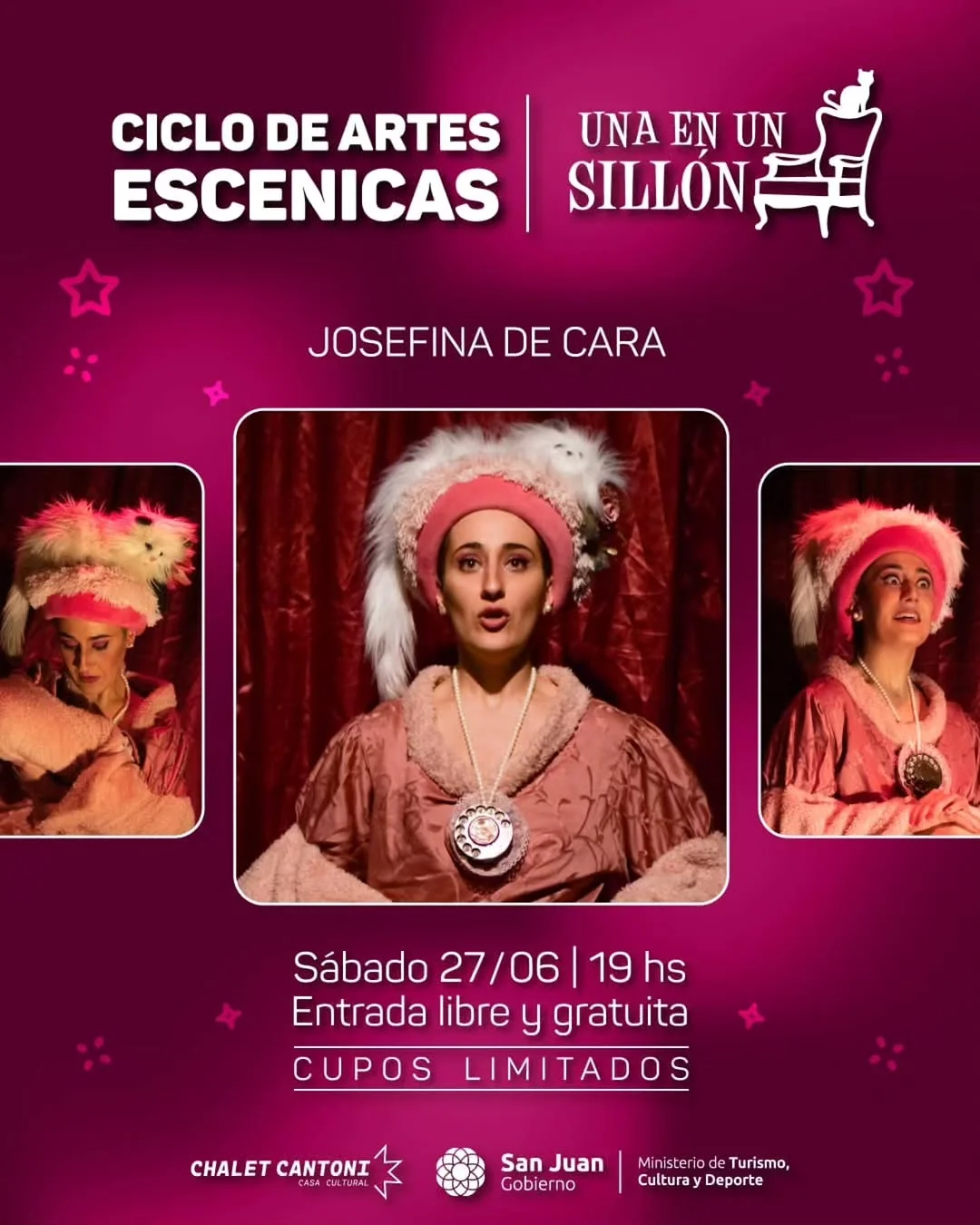 Ciclo de Artes Escenicas: "Una en un Sillon"