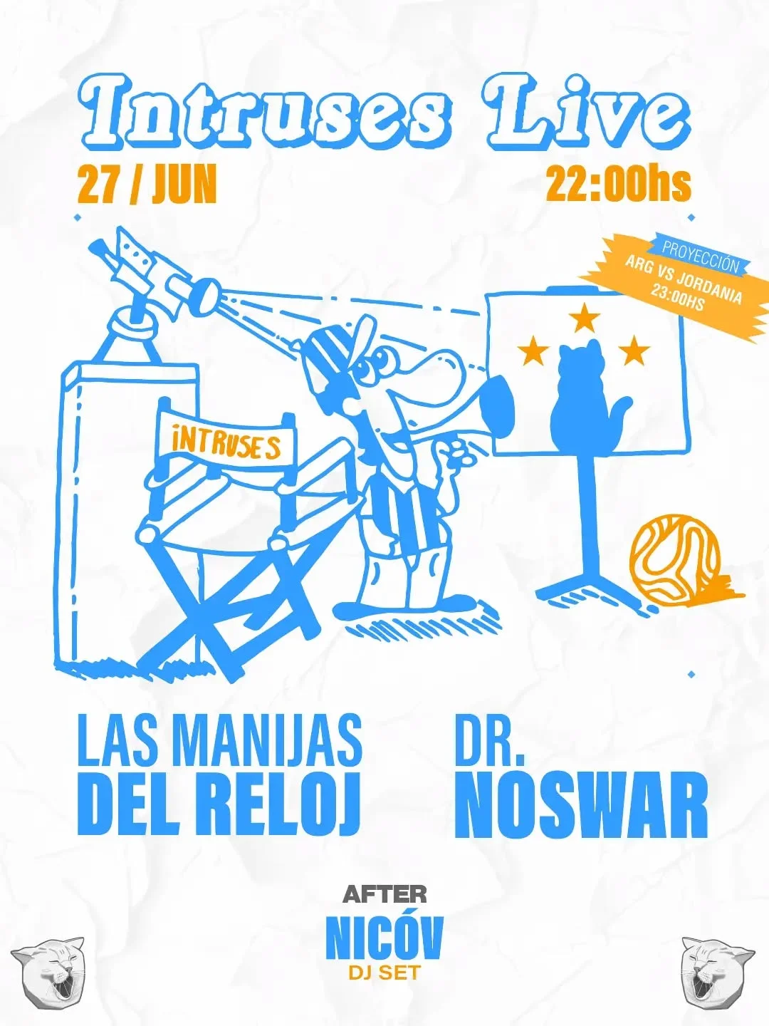 Intruses Live: Las Manijas del Reloj & Dr. Noswar