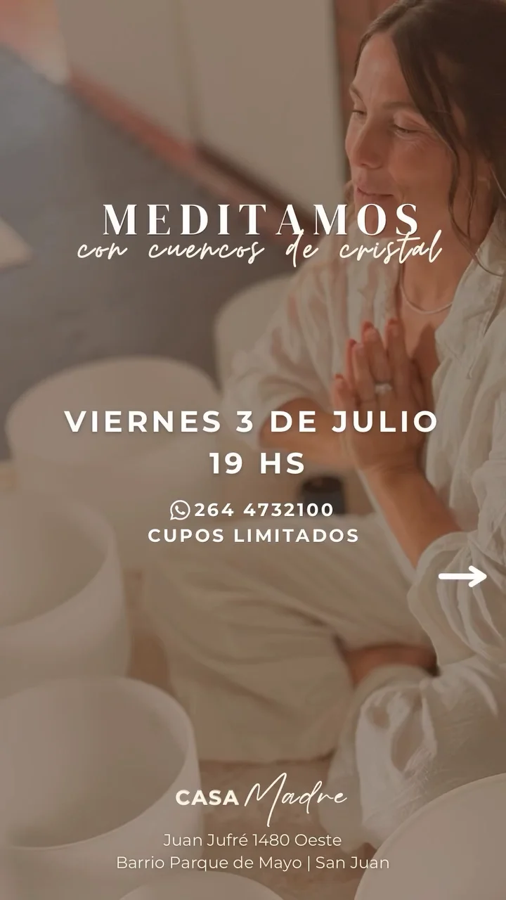 Meditamos con Cuencos de Cristal