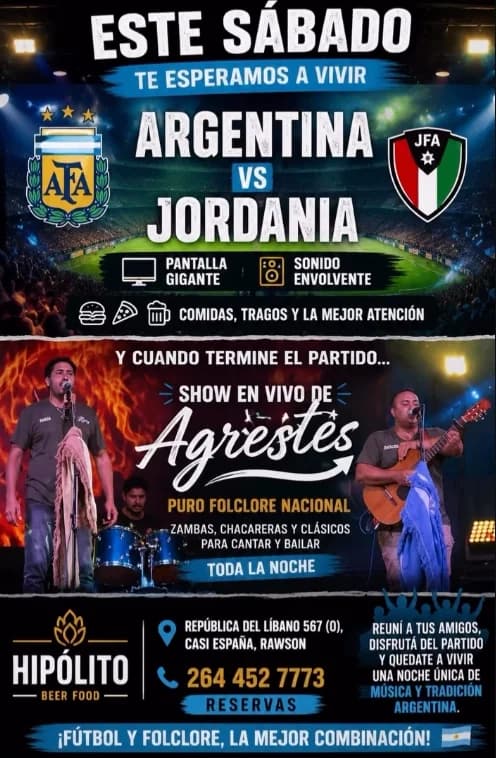 Argentina vs Jordania