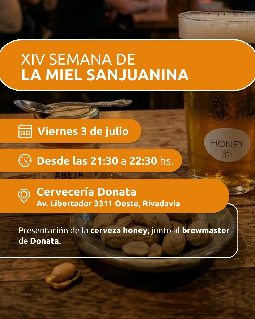 Presentacion de la Cerveza Honey