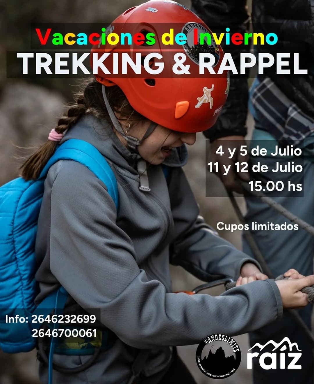 Vacaciones de Invierno Trekking & Rappel