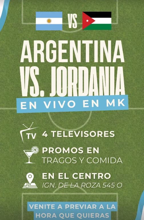 Argentina vs Jordania