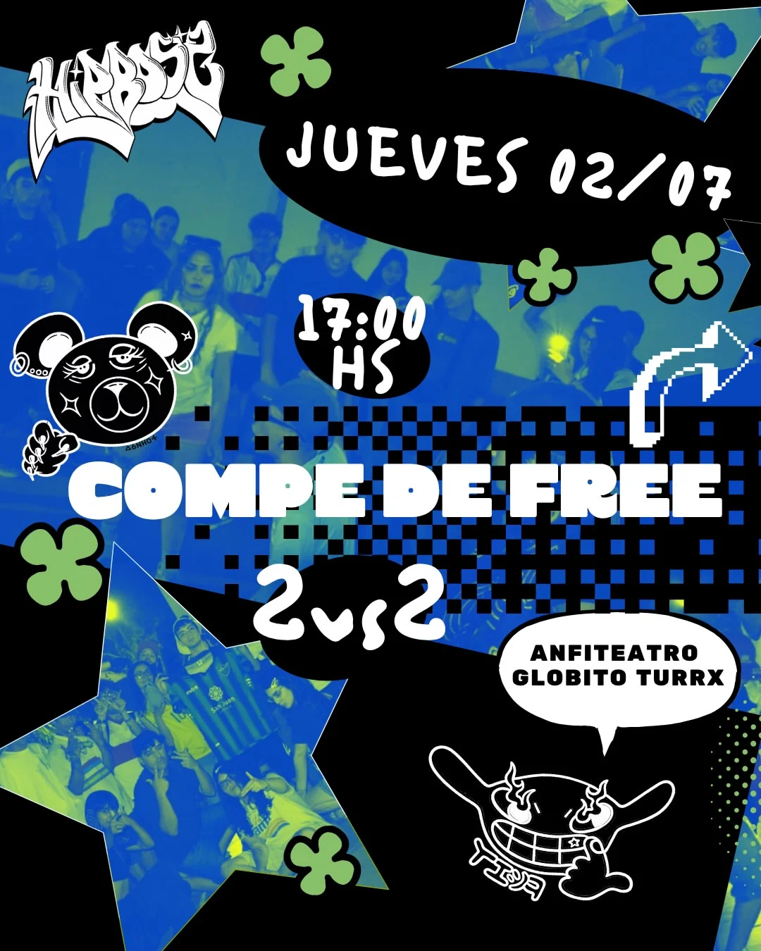 Compe de Free 2 vs 2