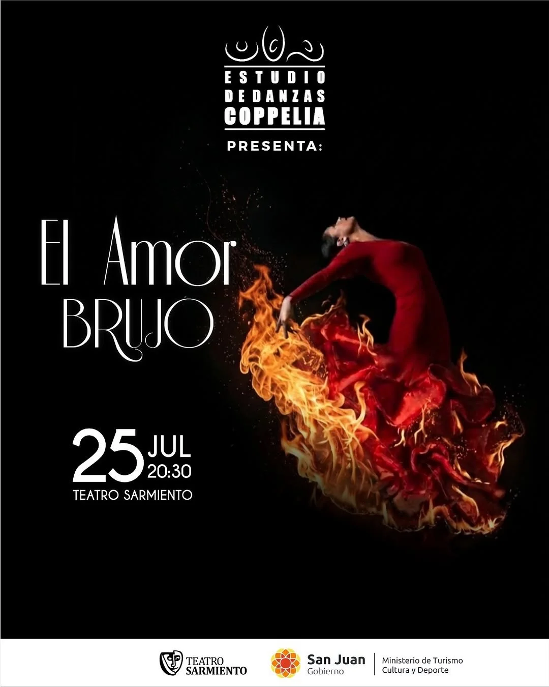 Estudio de Danzas Coppelia: "El Amor Brujo" — Teatro