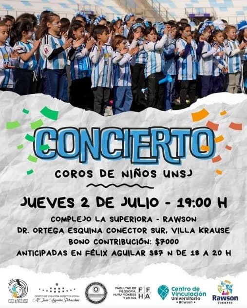 Concierto Coros de Niños Unsj