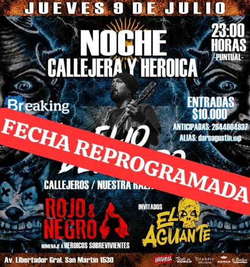 Suspendido > Noche Callejera y Heroica