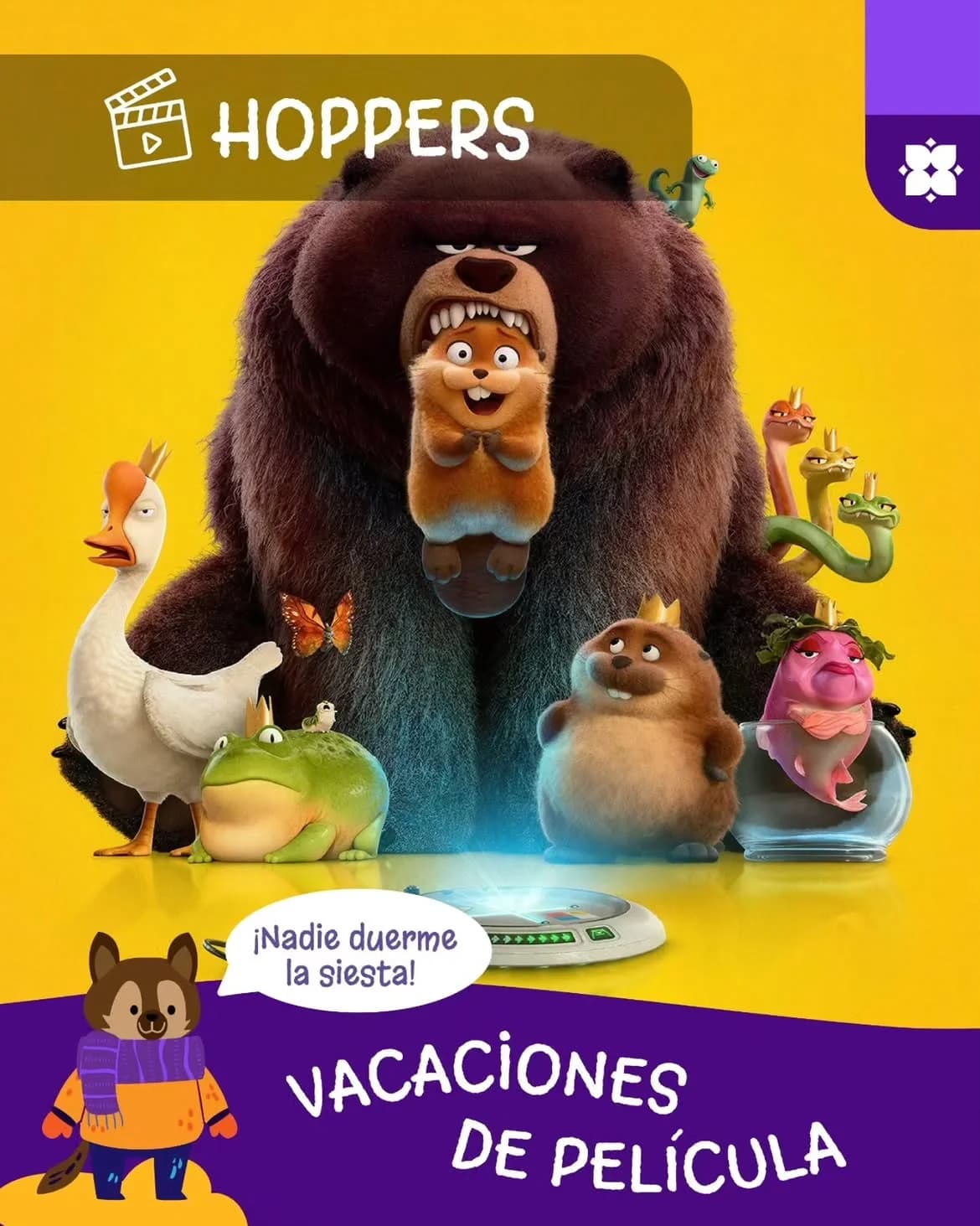 Vacaciones de Pelicula: "Hoppers"