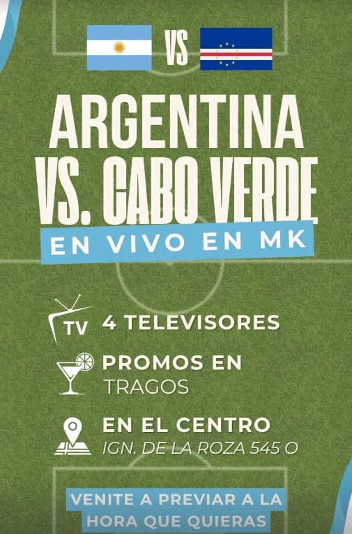 Argentina vs Cabo Verde
