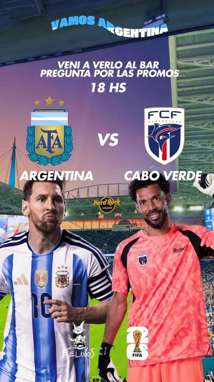 Argentina vs Cabo Verde