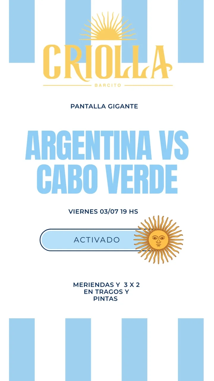 Argentina vs Cabo Verde