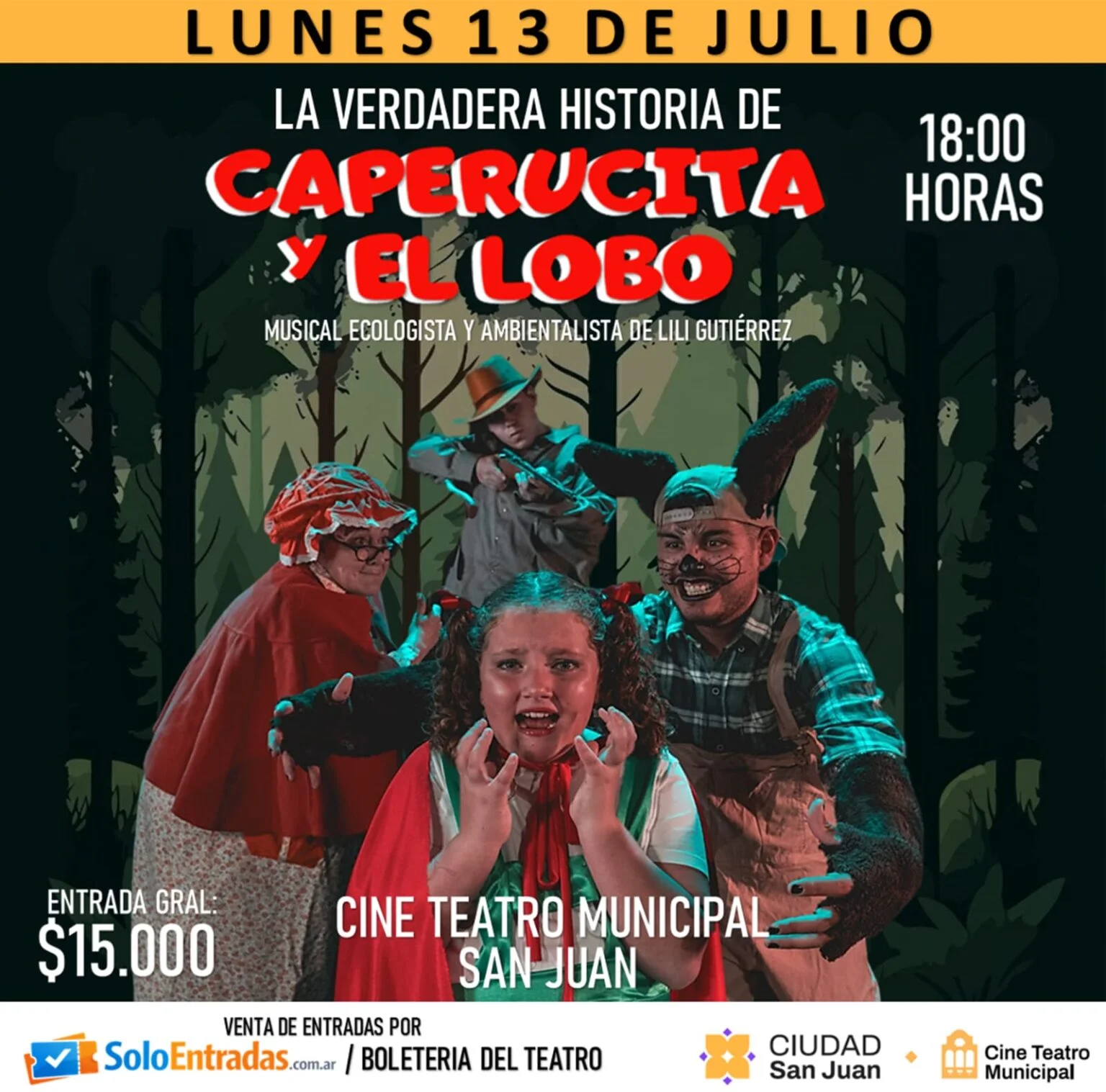 La Verdadera Historia de Caperucita y el Lobo — Teatro