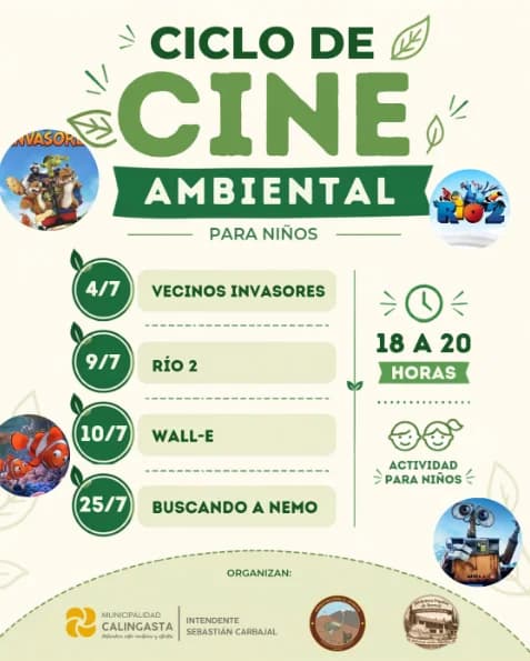 Ciclo de Cine Ambiental: "Vecinos Invansores"